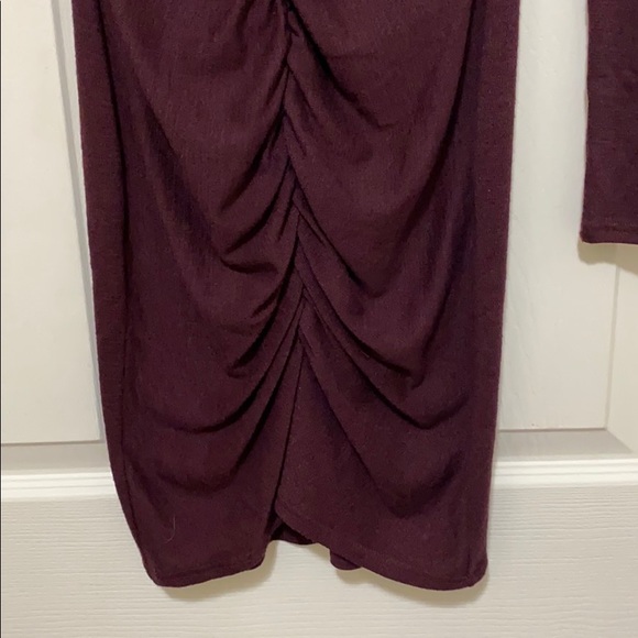 Aritizia/Wilfed Free Burgundy dress - Picture 3 of 6